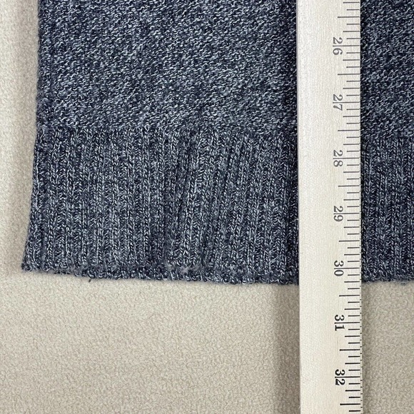 Smartwool Mens L Half Zip Sweater Gray Merino Wool Blend Mock Neck - Picture 5 of 10